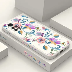 Sweet Flowers Phone Case For Xiaomi Redmi Note 14 13 12 12S 11 11S 11T 10 10A 10T 10S 9T 9 8 7 Pro Plus 10C 9A 9C 9T 4G 5G Cover
