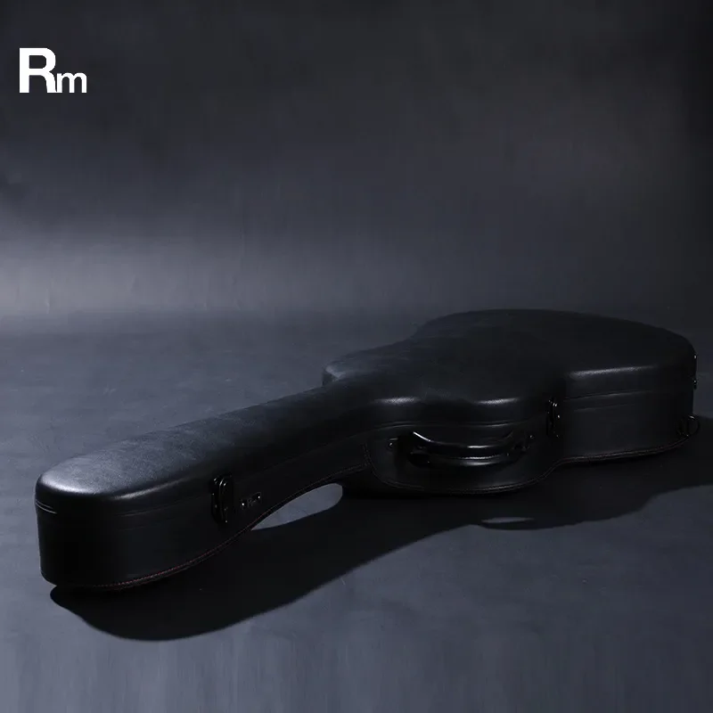 Wholesale 39 Inch FRP Guitar Case Straight Head Simple Waterproof Shock Resistant Instrument Box for Acoustic Electric