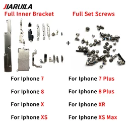 Complete Full Screw Set Metal Internal Bracket Replacement Parts Shield Plate Cover For IPhone X XR XS Max 7 8 Plus 15 Pro Max