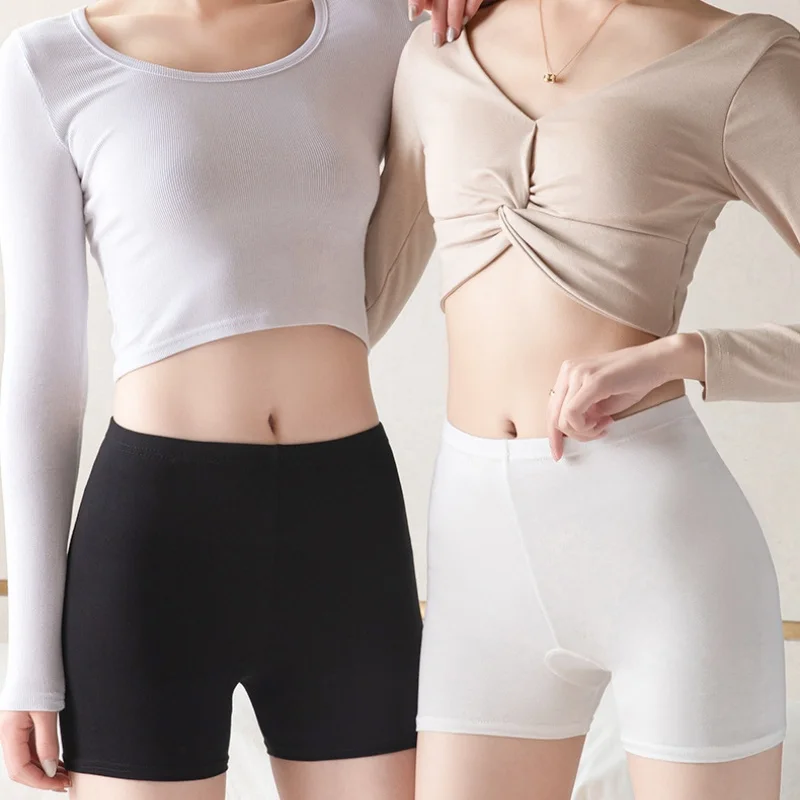 Ropa interior para mujer, pantalones cortos adelgazantes, bragas moldeadoras de cintura alta sin costuras, ropa interior, pantalones cortos de seguridad, protección de talla grande, 3 uds.