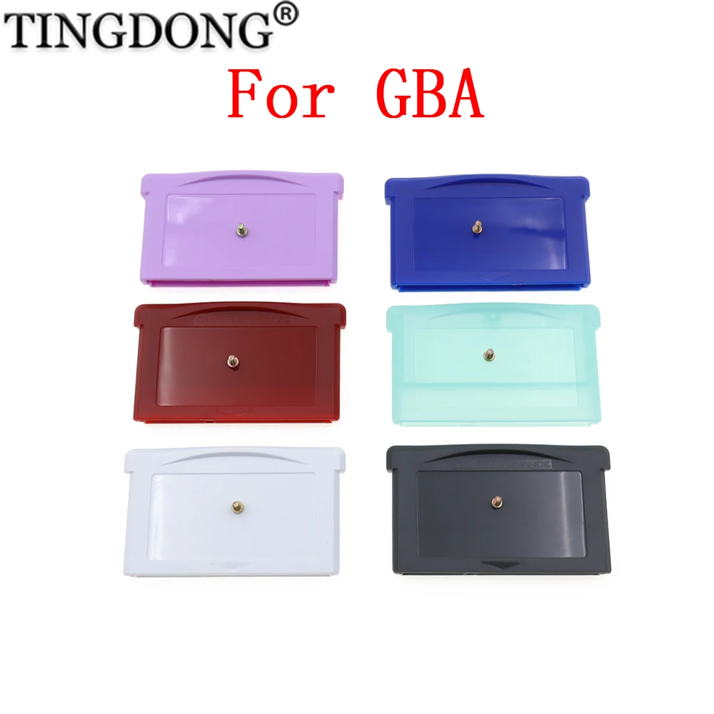 Para Gameboy Advance GBA carcasa de cartucho de juego vacío con tornillos para GBA