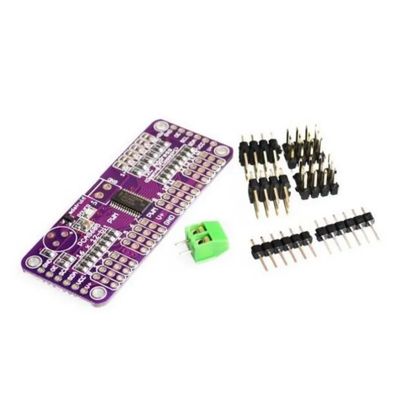 16 Channel 12-bit PWM/Servo Driver-I2C interface PCA9685 or Raspberry pi shield module servo shield