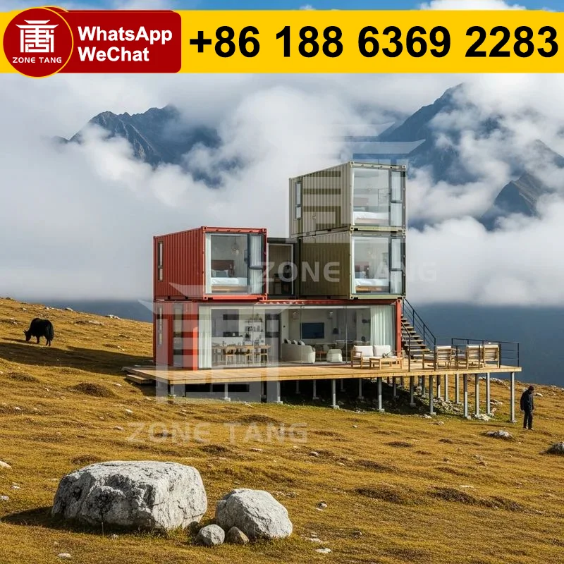 

Customization Container Home Flat Pack House Prefab Container Homes For Sale Temporary Residential Customize Color Anti Rust DIY