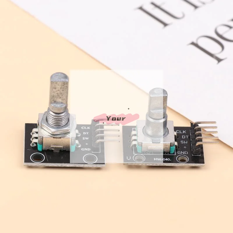 

KY-040 Rotary Encoder Module With 15×16.5 Mm With Knobs For Arduino Micro Controller Use Adjustable Encoder Module