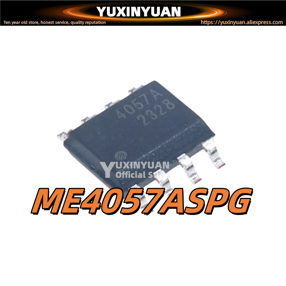 10/PCS ME4057ASPG ME4057A 4057A SOP8 4.2V lithium-ion battery linear charger chip In Stock