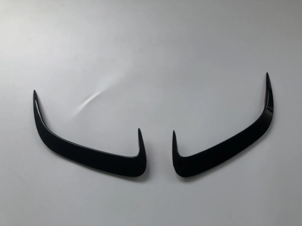 Rear Bumper Fog Lamp Fins Vent Trims Decoration for Benz GLE Class W167 350 450 GLE53 AMG Sport SUV 2020 + Rear Bumper Canards