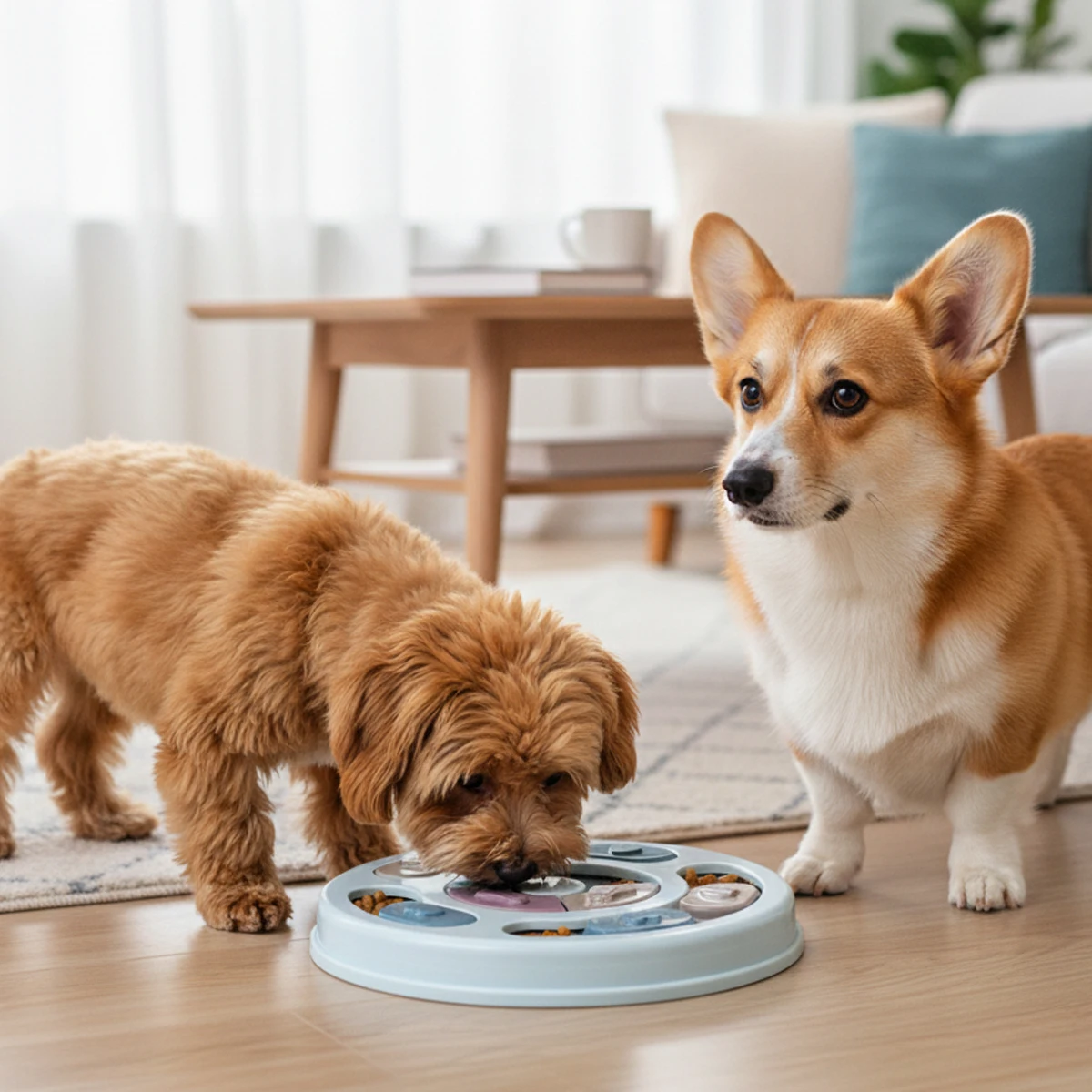 Pet Intelligence Hundenapf, Puzzle-Spielzeug, langsamer Futternapf, Anti-Choke-Schüssel, lindert Haustierangst, erhältlich in verschiedenen Farben und Stilen