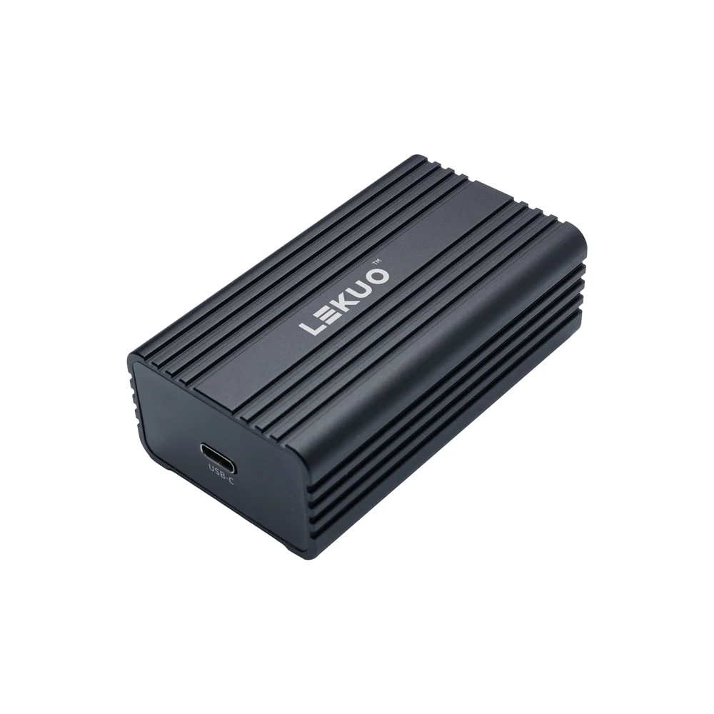 Lekuo USB 10G Ethernet Dongle USB 3.2 Gen2x2 naar 10GbE RJ45 Netwerkadapter voor MacBook PC NAS Realtek RTL8159