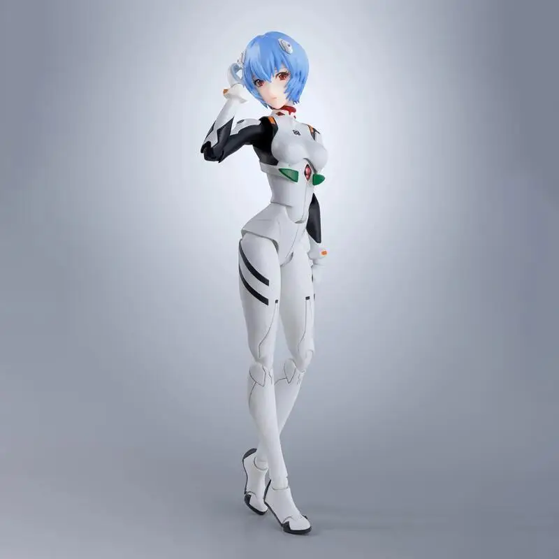 Genuíno novo e fechado Bandai Banpresto Neon Genesis Evangelion: reconstrução de Evangelion S.h.figuarts Rei Ayanami Brinquedo de presente