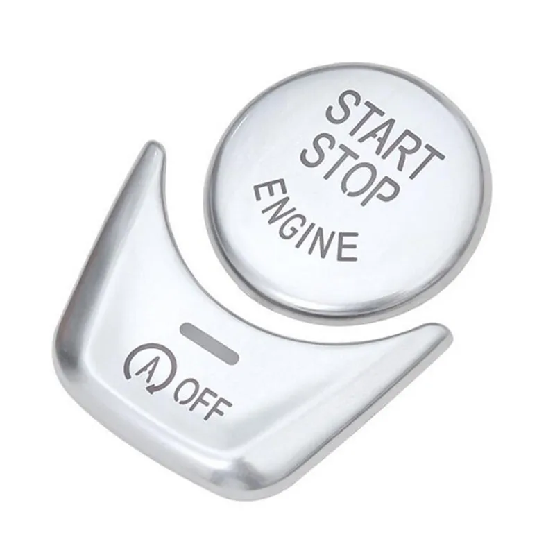 Car Engine Stop Start Central Handbrake P Auto H Button Decorative Cover Trim For BMW 5 Series G30 X3 G01 X4 G02 GT6 Accessories