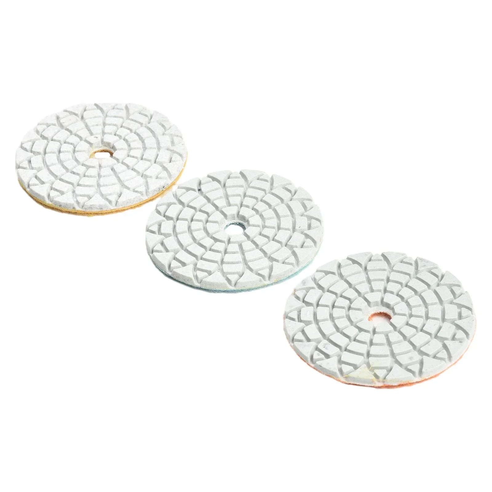 Polishing Tool Polishing Pads None 1#/2#/3# 3PCS 80mm Diamond Diamond + Resin Powder Dry/wet Polishing Pads None