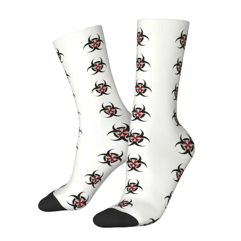 Custom Video Game Games Men Women Crew Socks Unisex Kawaii Raccoon City Spring Summer Autumn Winter Dress Socks