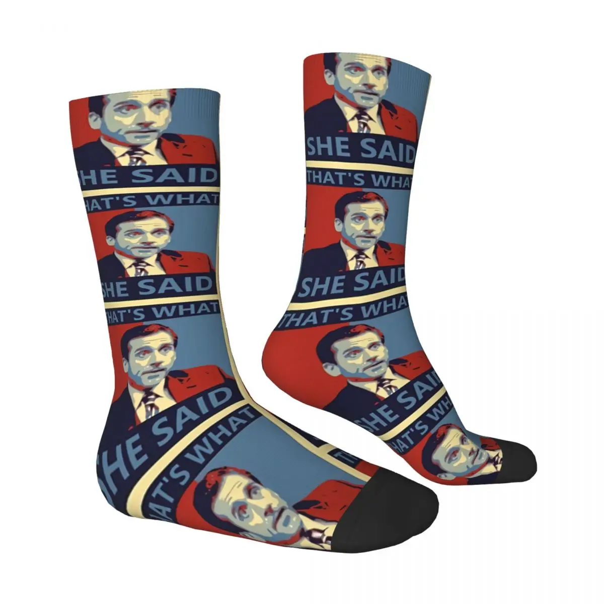 That's What She Said The Office TV Unisex Winter Socks Hiking Happy Socks street style Crazy Sock