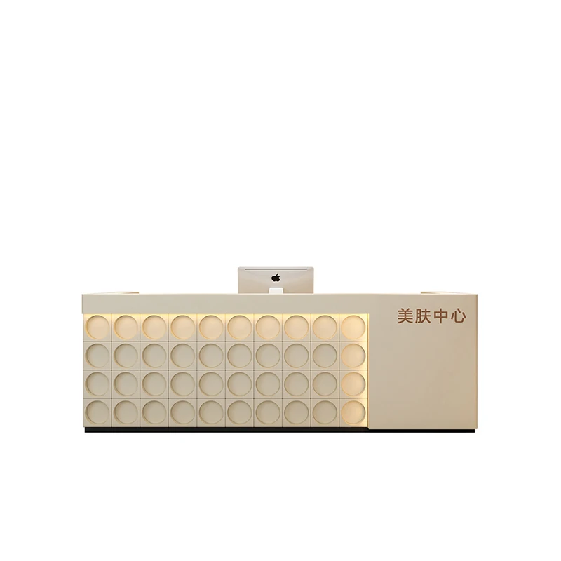 Storage Front Desk Reception Counter Boutique U Shape Clinic Reception Desks Beauty Salon Mostrador Recepcion Office Furniture