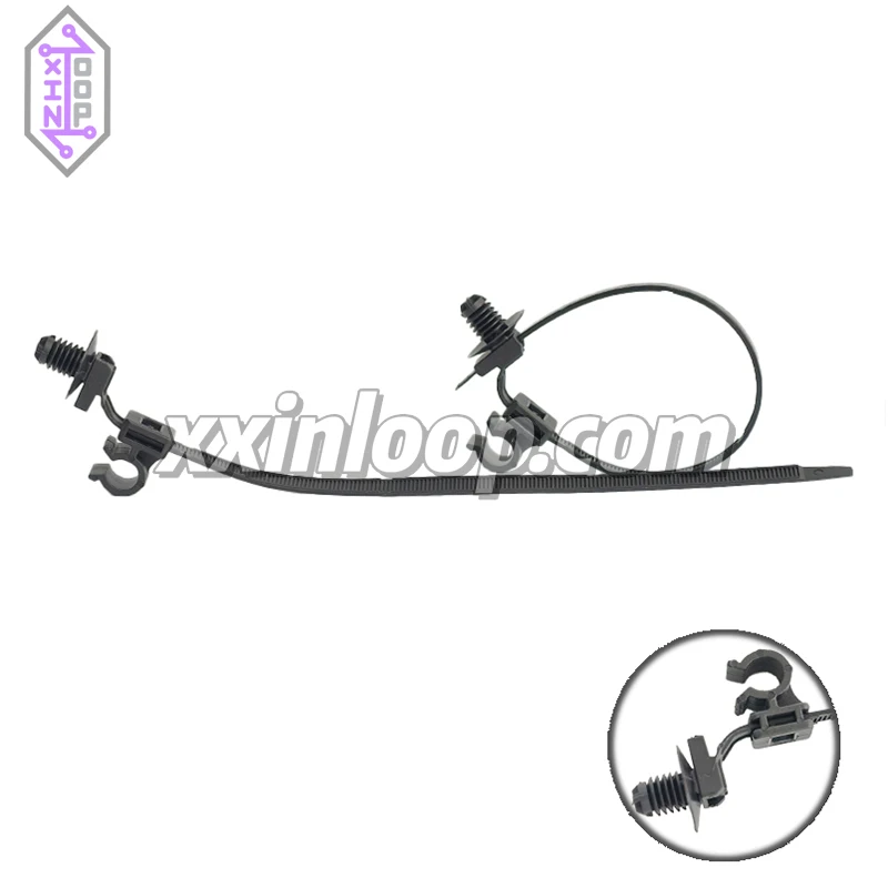 

156-01043 OS180FT7LHOC2A 2 Piece Rotatable Pipe Clip Cable Tie Black PA66HS PA66HIRHS Suitable for Multi Direction Automotive