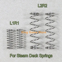 2Pair=4PCS For Steam Deck L1R1 L2R2 Spring Handle Left Right Button Built-in Springs Game Accessories L1 R1 L2 R2 Metal spring