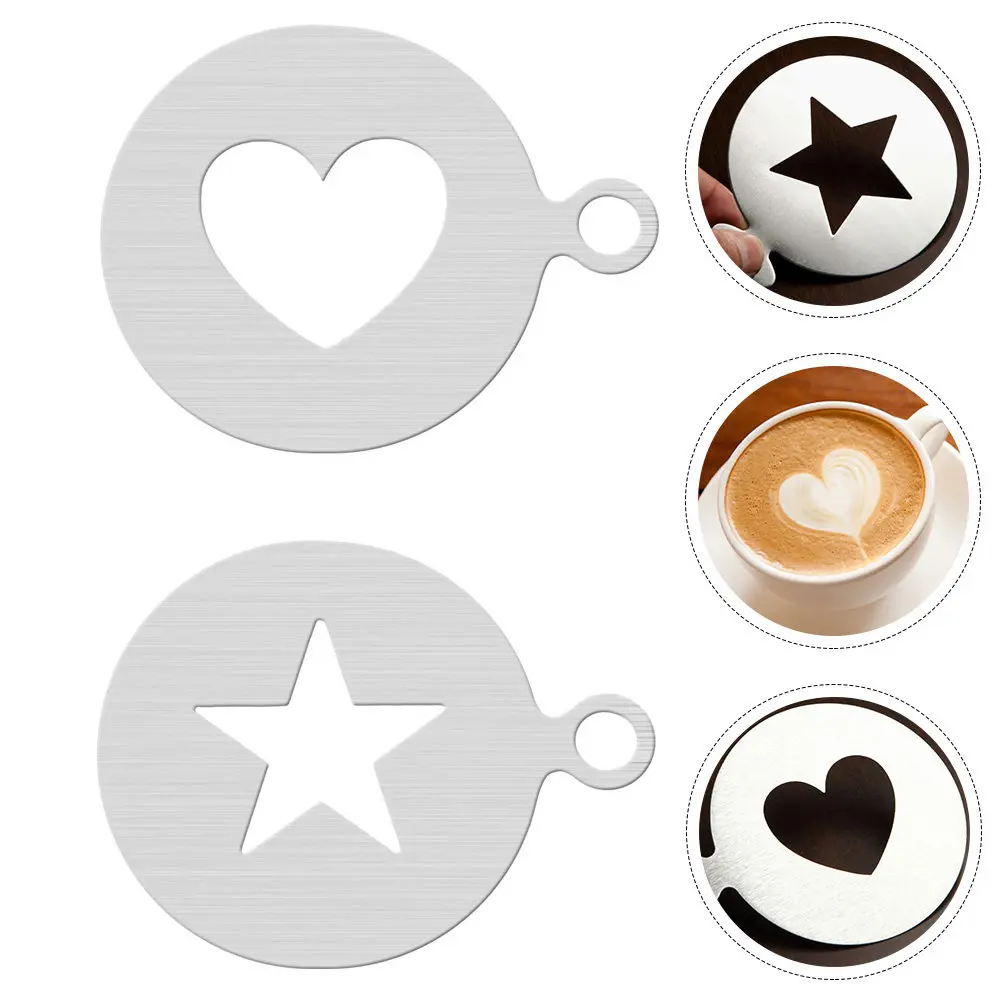 2Pcs Coffee Stencil…