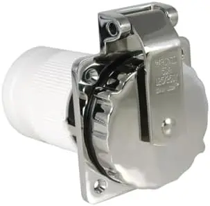 

ParkPower 50A RV Power Inlet 125/250V Stainless Steel