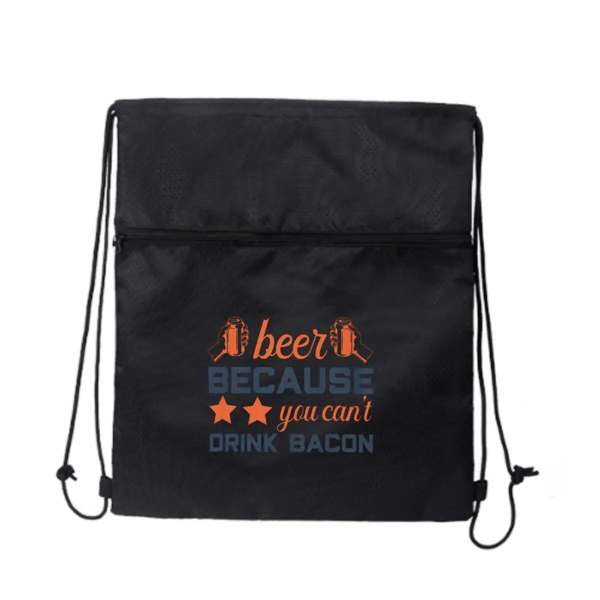 

Изысканные вид на пиво. Черная повседневная сумка на шнурке, вмещает кошелек для телефона и многое другое.