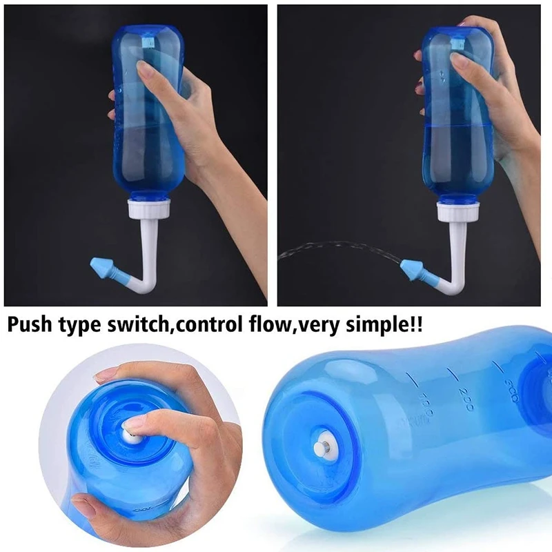 500Ml-detergente per naso per lavaggio naso, rondella nasale (flacone da 500Ml)