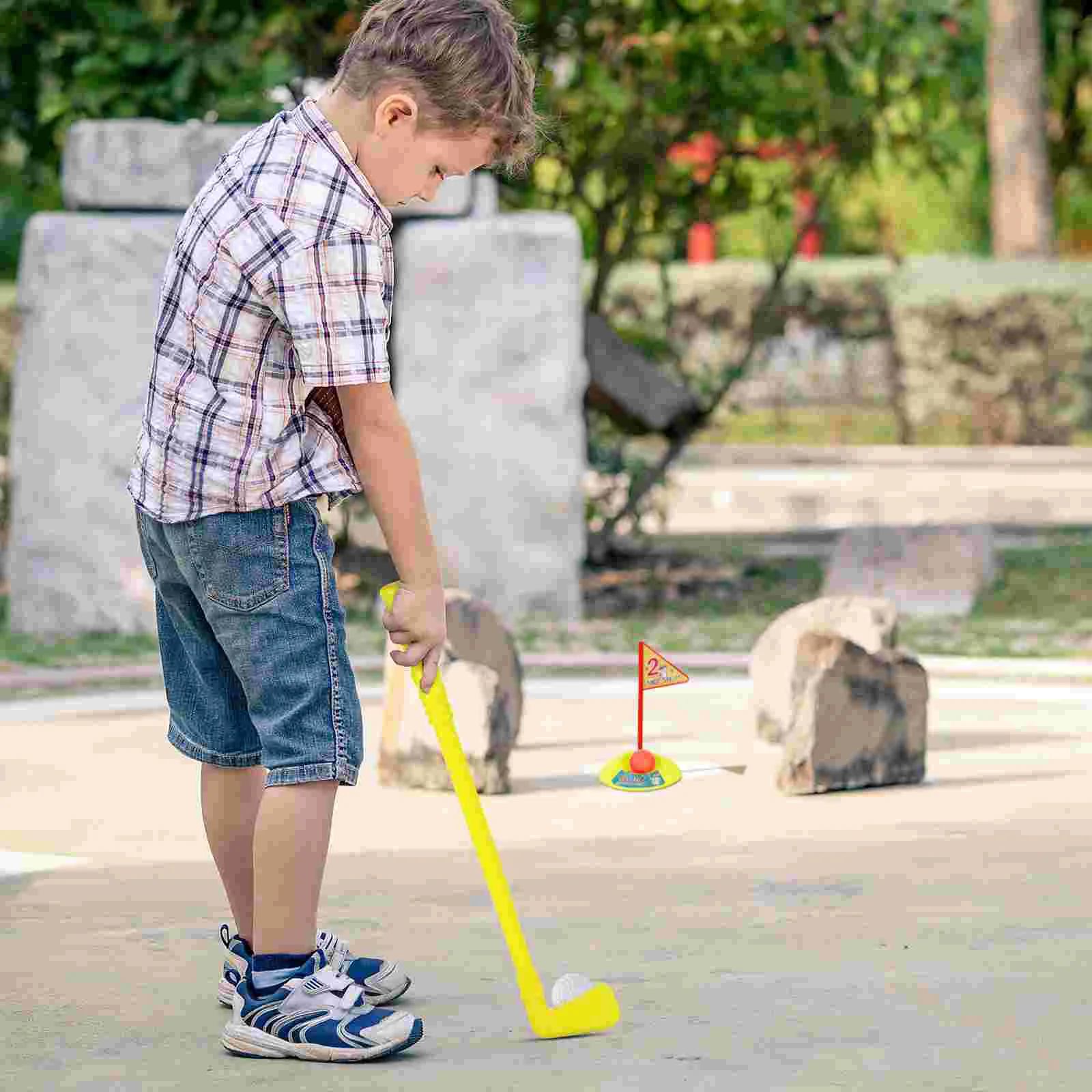 子供の観察と判断のおもちゃ、ゴルフボール、パズルセット、屋外の遊びクラブ、幼児