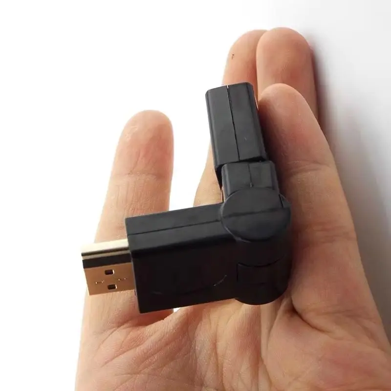 1/2/5pcs HDMI Male to Female Connector 360 Rotation Adjustable HDMI-compatible Plug Adapter Extension Cable Converters for PC 4K