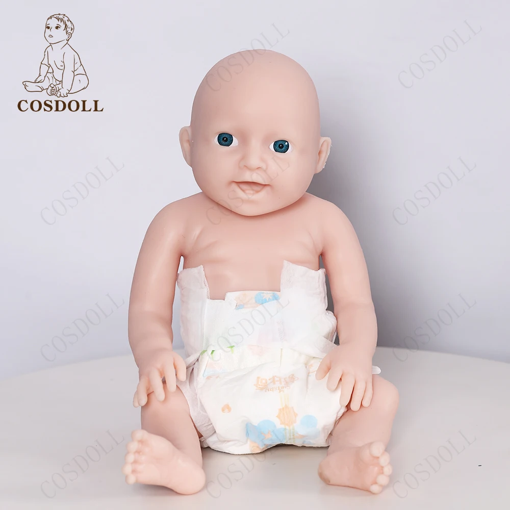 

COSDOLL 45 см 2850 г реалистичная силиконовая кукла реборн неокрашенная мягкая кукла для девочек DIY пустые игрушки комплект для детей подарок