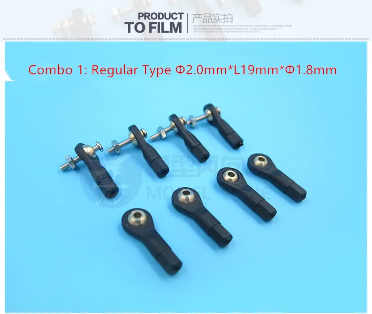 8pcs/lot M2/M3 Plastic Rod End Ball Head Holder Tie Rod Ends Wear Resisting Ball Joints For Rc Boat Car Airplane Trucks Buggys