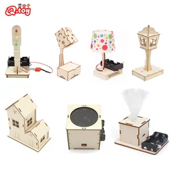 DIY Star Fiber Table Light Lamp STEM Kit Technologia Science Experimental Tool Learning Educational Kids Teaching Material