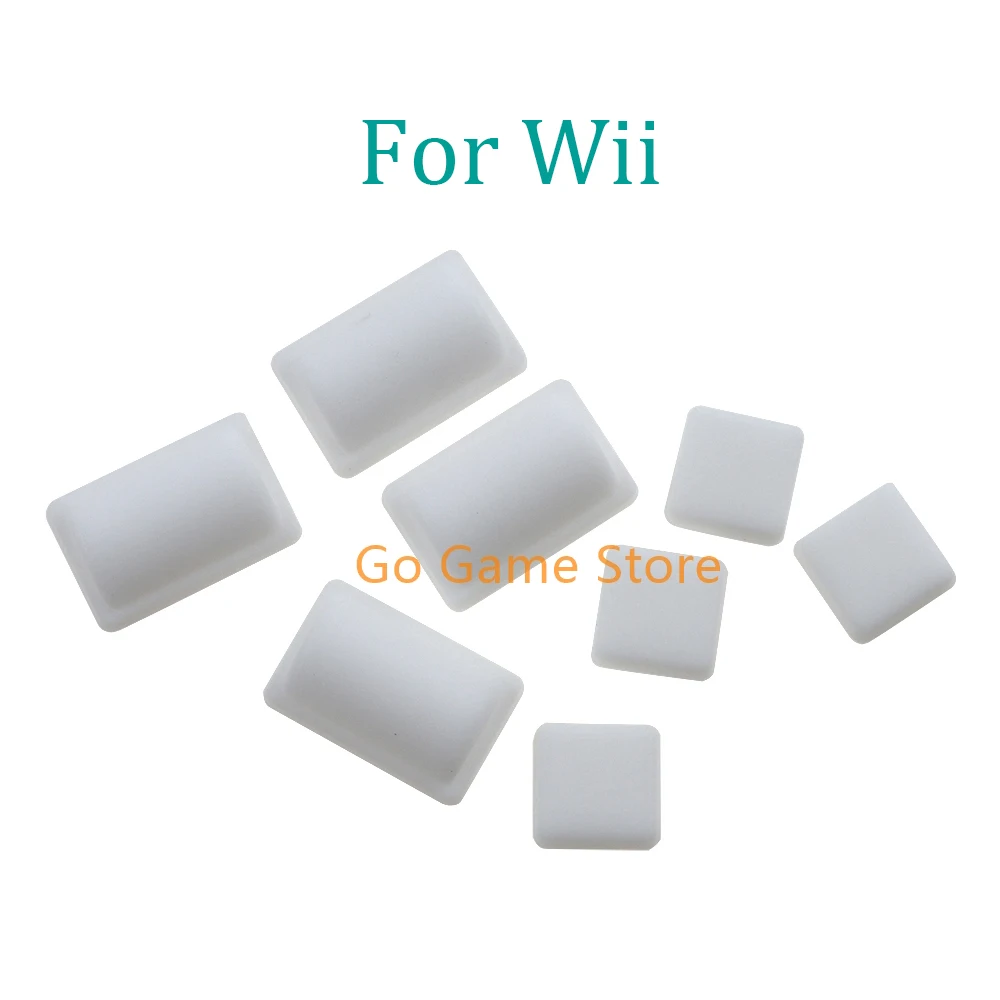 1set For Nintendo Console WII Non-slip Rubber Pad Dust Plugs Screw Feet Cover Replacement