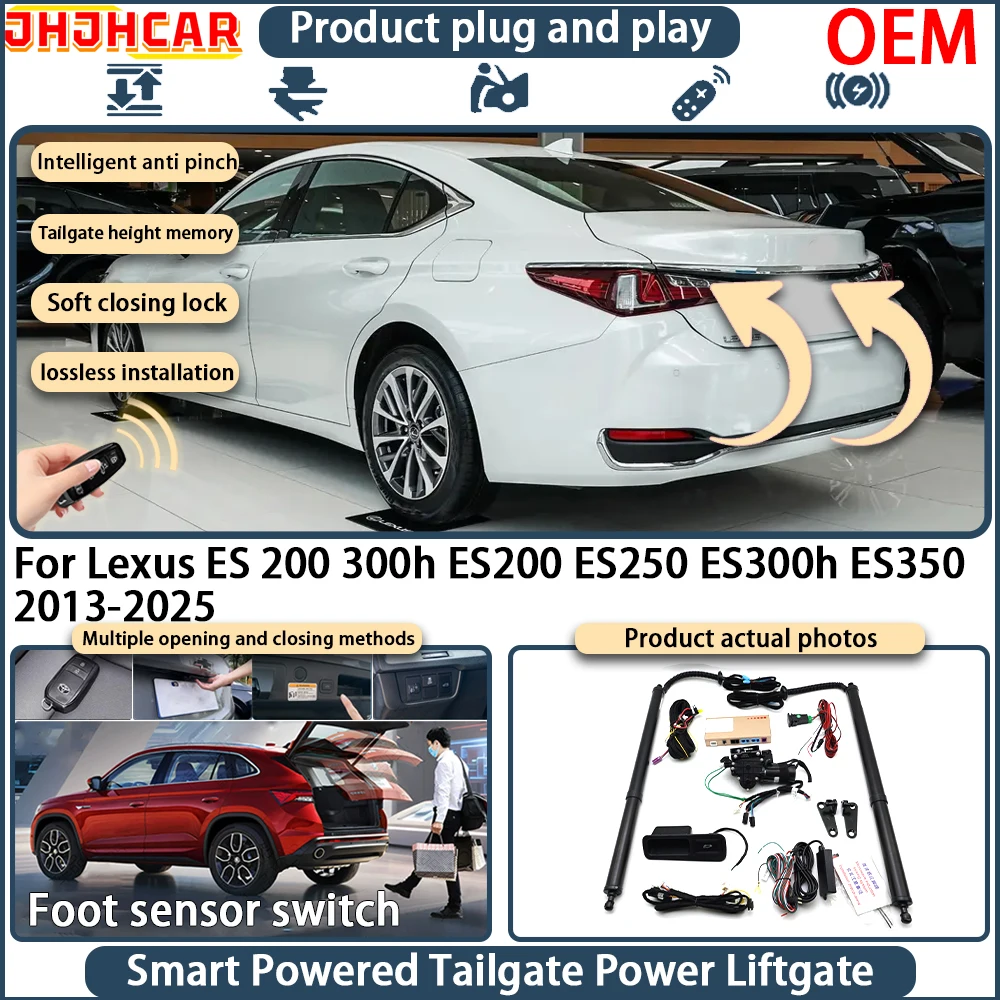 Smart Electric Powered Tailgate For Lexus ES 200 300h ES200 ES250 ES300h ES350 2013-2025 Power Liftgate Remote Control Trunk Kit