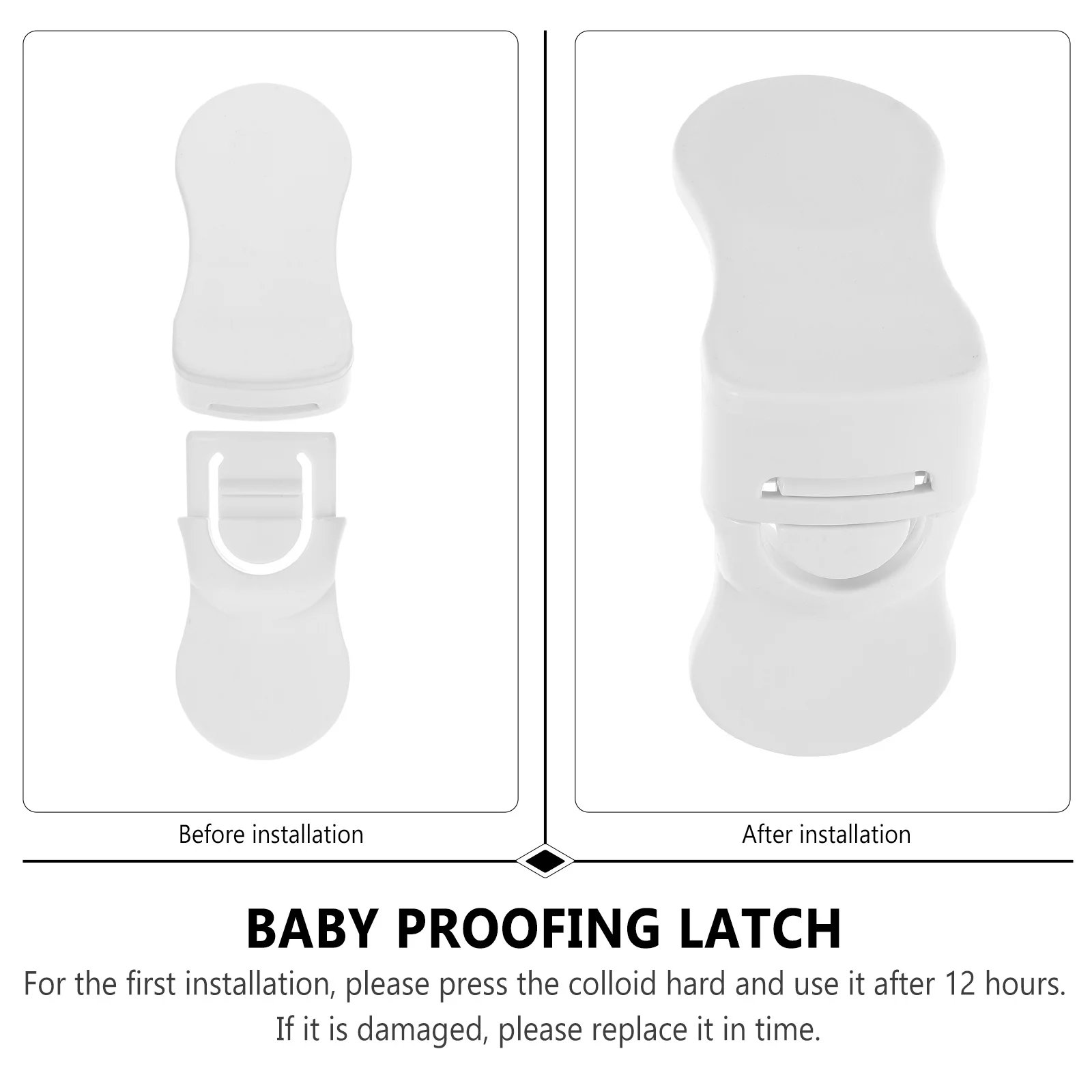 

6 шт. Защитные замки для шкафов от детей, самоклеящиеся защелки для мебели