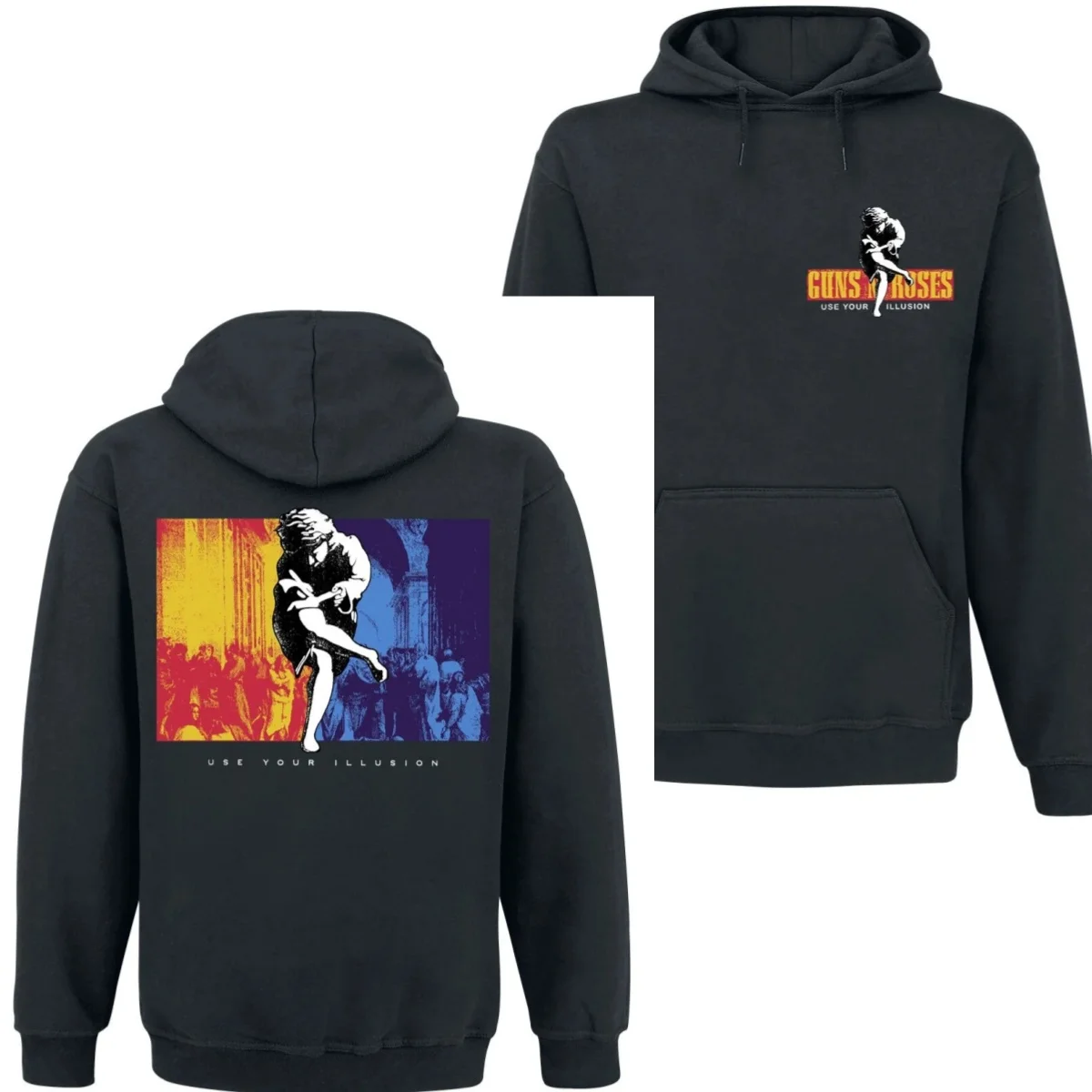 Use Your Illusion Boxed _ Guns N' Roses Hoodie 2026 Autumn and Winter High-end Luxury Is for Both Men and Women Top Y2k