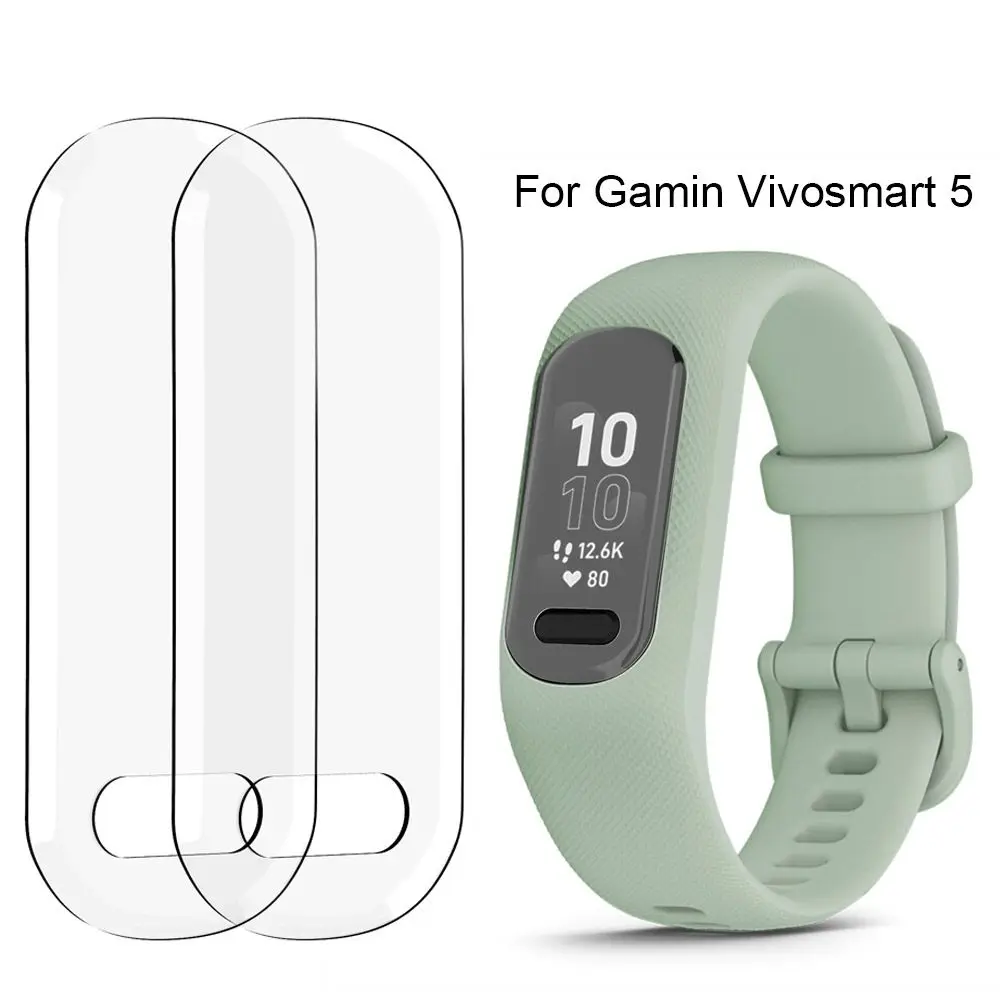 طبقة حماية ناعمة من مادة TPU لملحقات واقي شاشة الساعة الذكية Gamin Vivosmart 5 #1