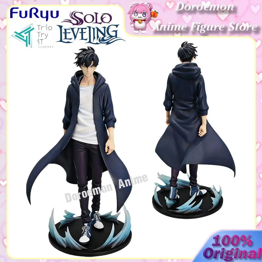 

In Stock Original Furyu Trio-Try-It Figure Solo Leveling Sung Jinwoo Cheng Xiaoyv Anime Figures Good Gifts Decoration Model Toys