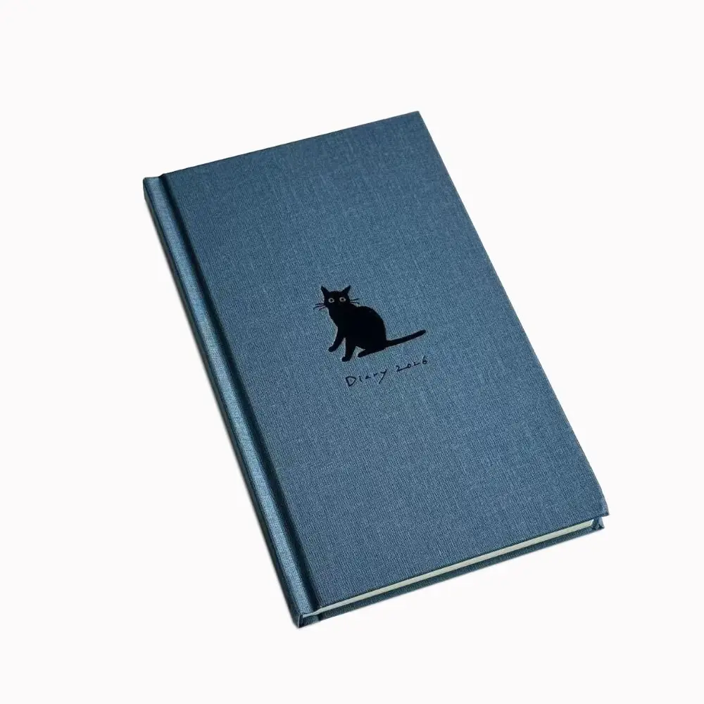 Cartoon Kitten Illustration B5 Notebook Hard Shell To Do List Daily Planner Memo Pad Students