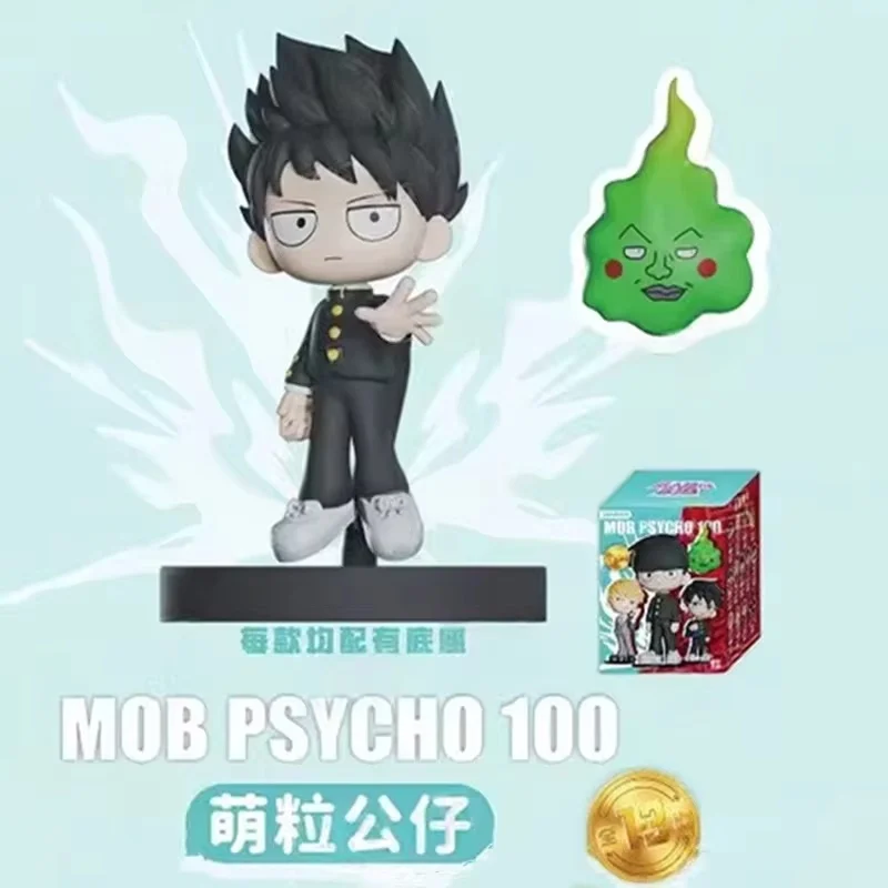 Original Mob Psycho 100 Series Mini Figures Blind Box Shigeo Kageyama Anime Peripheral Collect Doll Toy Ornament Girl Gift - view 2