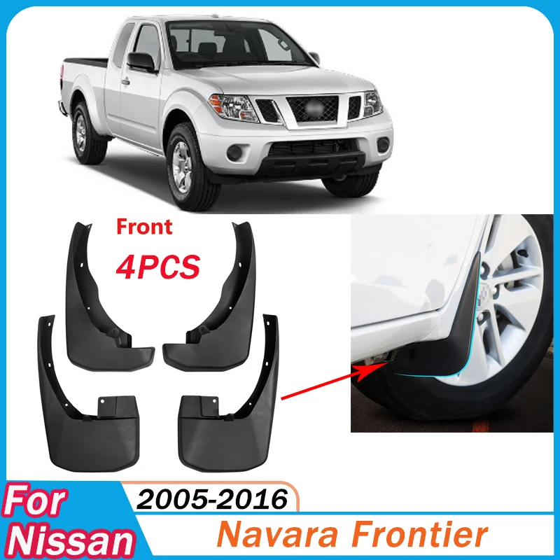 

For Nissan Navara Frontier 2005-2016 Car Front Rear Mudguards Splash Guard Protector Cover Body Kit Modification Exterior