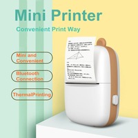 Portable A8 Thermal Printers Mini Label Printer Sticker Transparent Paper 57mm Inkless Wireless BT 203dpi for Android IOS Phone