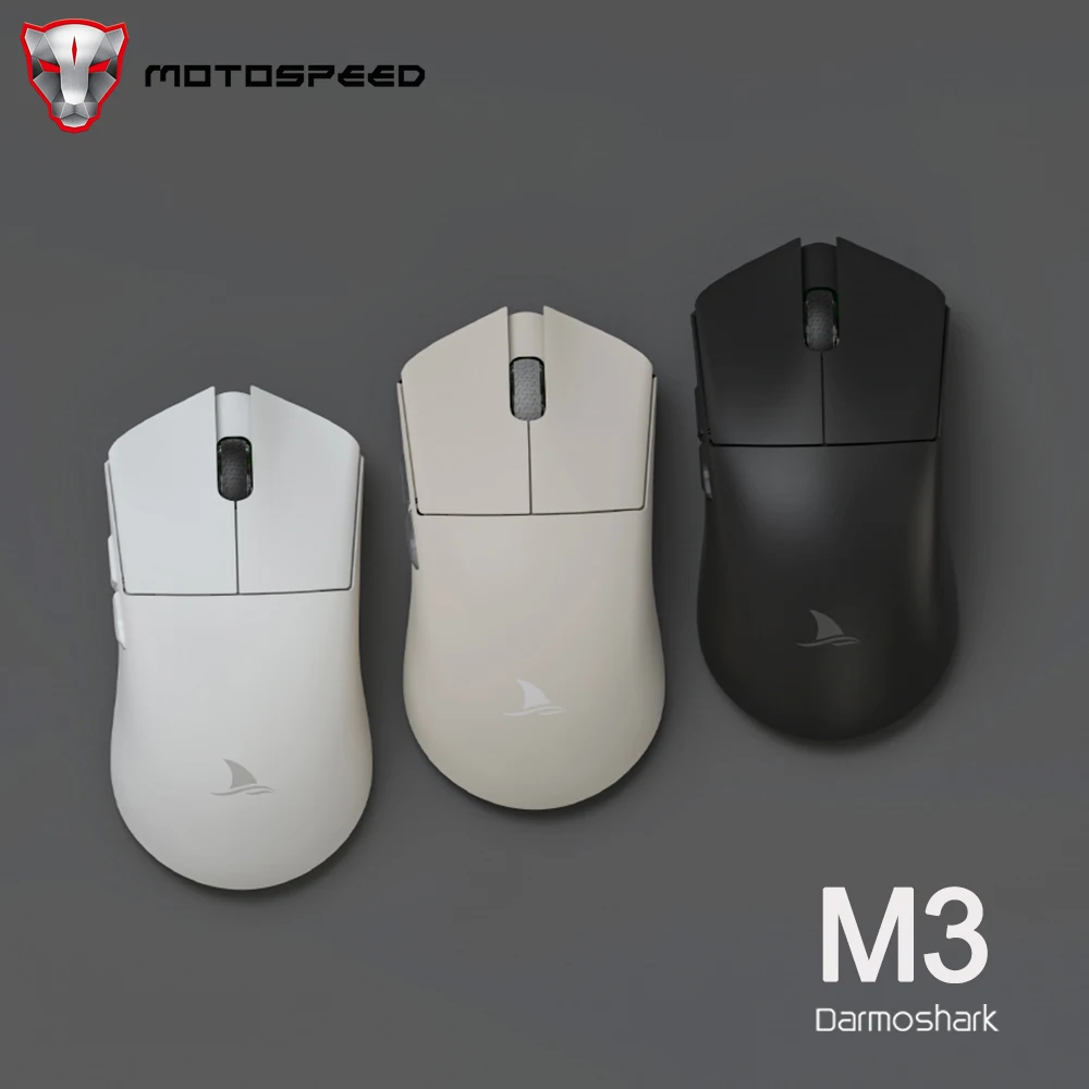 

Игровая мышь Motospeed Darmoshark M3, Беспроводная игровая мышь с датчиком pam3395, компьютерные офисные мыши 26000DPI, включая прямую поставку