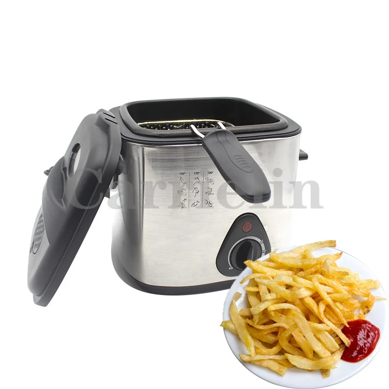 

Electric Fryer Household Small Deep Fryer Automatic Constant Temperature Machine Separate Liner 1.5L