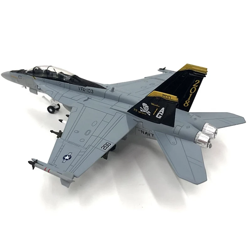 

Diecast 1:100 Scale U.S F-18F F18 fighter simulation alloy model finished Static Decoration Souvenir Gifts For Adult Boy