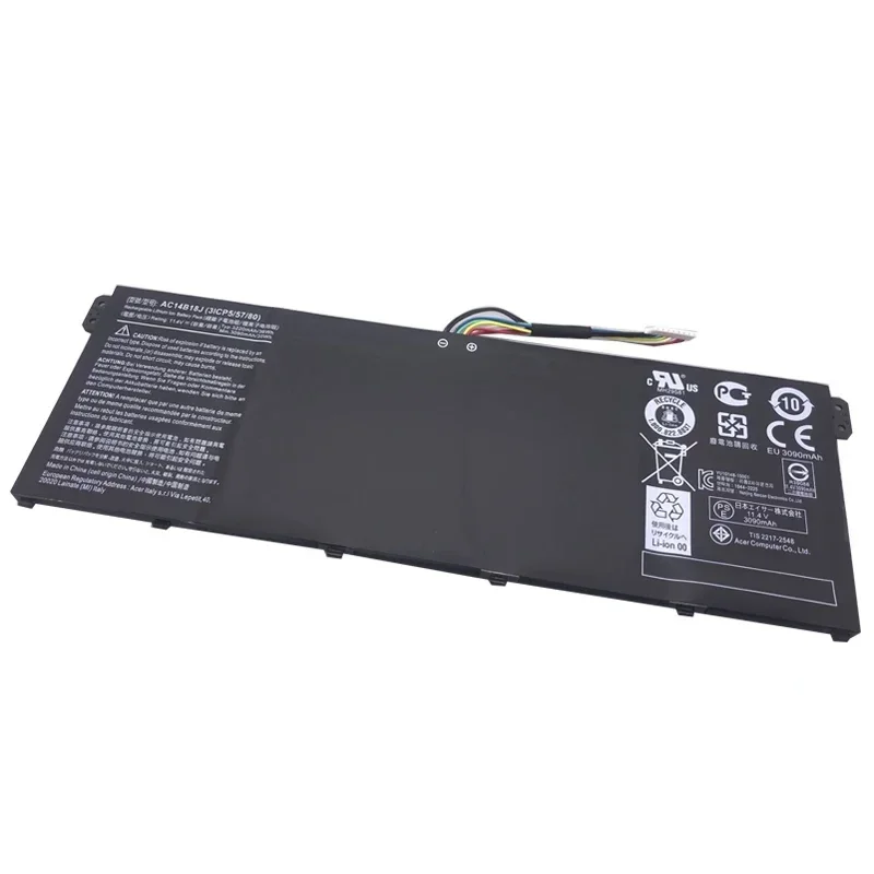 LMDTK nuova batteria per Laptop AC14B18J per Acer Aspire ES1-511 512 V3-111P CB3-531 311 TravelMate B115 B116 MS2394 AC14B13J