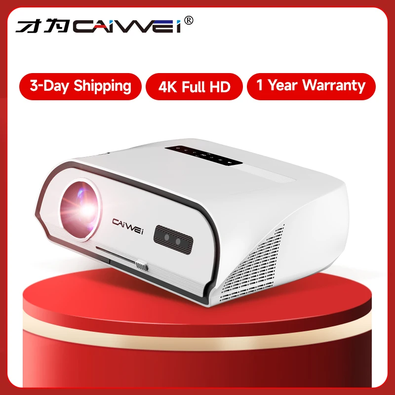 Fast 3-day shipping A10R Full HD 4k Projectors Smart Daytime Use Portable Projector  Home Android Projector