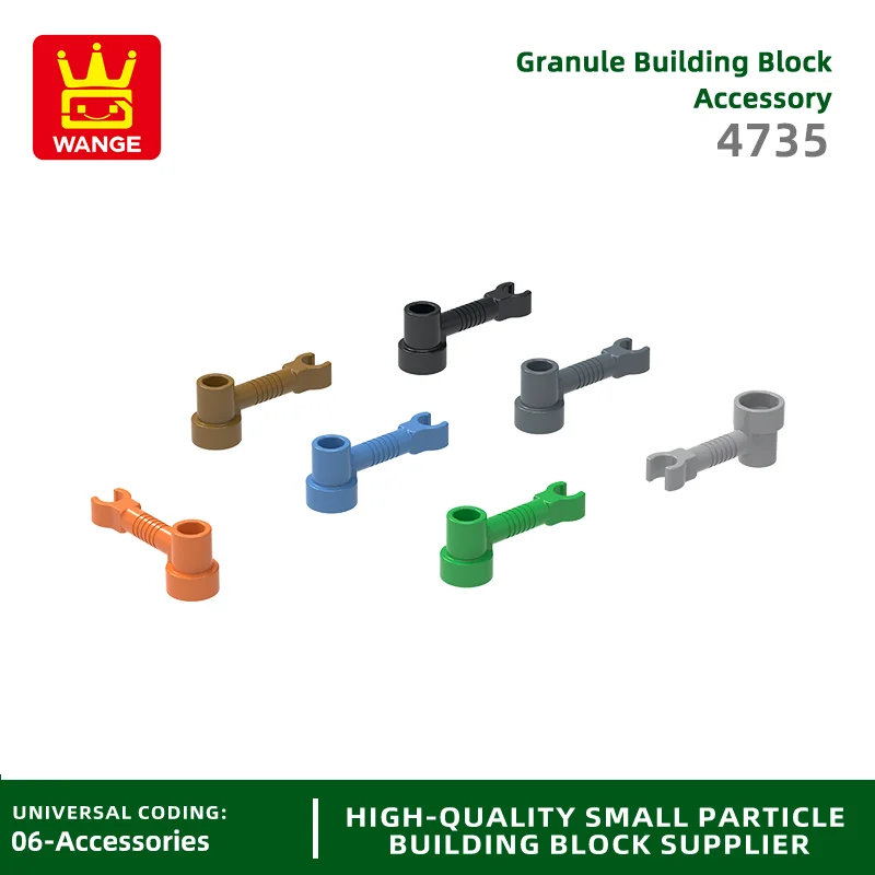 Wange 100g/414Pcs 4735 บาร์พร้อมคลิปและผู้ถือสตั๊ด Building Blocks Moc แขนหุ่นยนต์อุปกรณ์เสริมใช้งานร่วมกับอิฐของเล่นสําหรับ