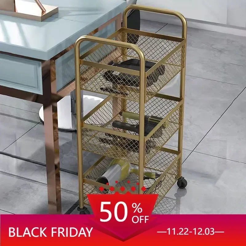 

Manicure Tool Salon Trolley Beauty Storage Hairdressing Tattoo Salon Trolley Drink Dressing Carrito De Servicio Furniture Fg19