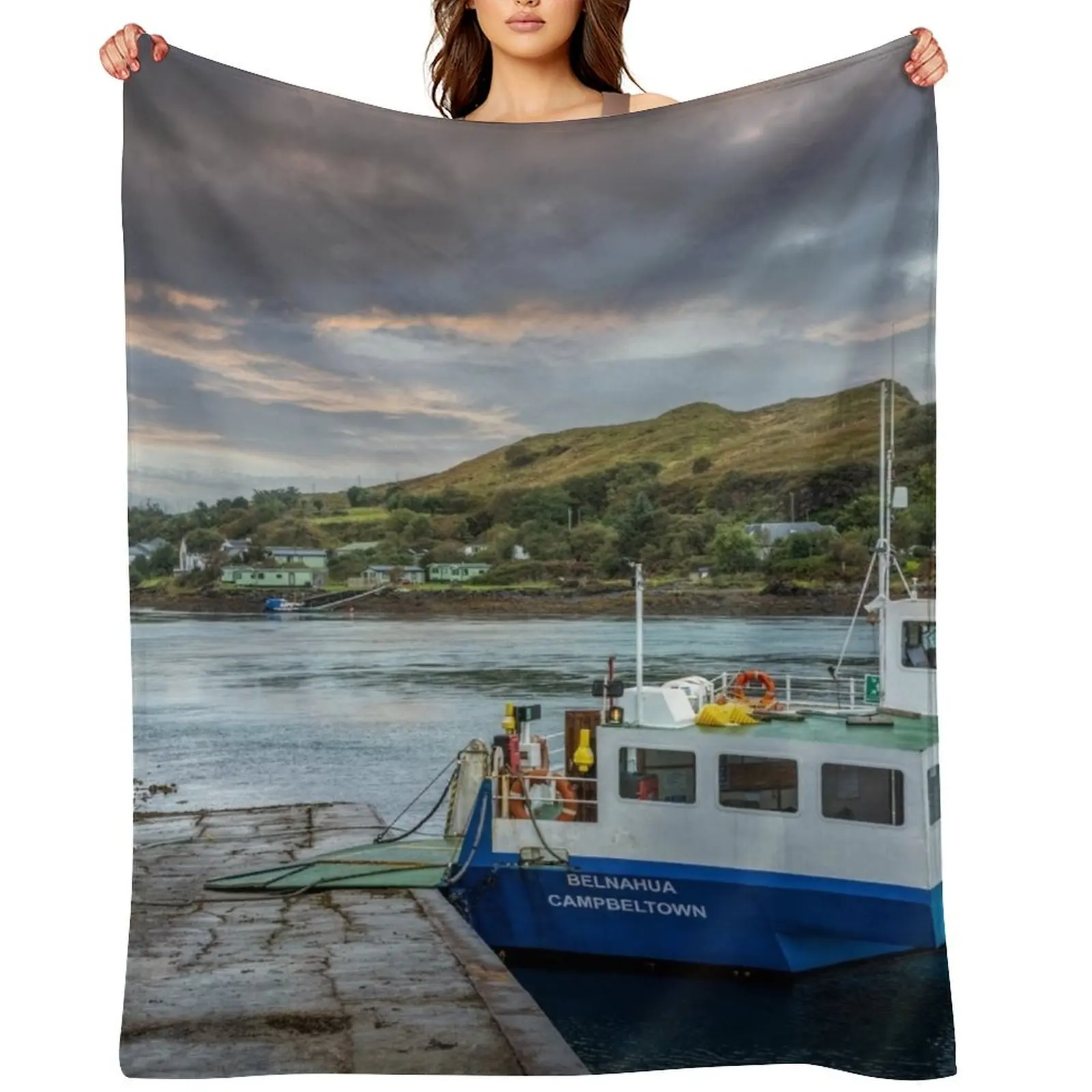 

Cuan Ferry Throw Blanket Luxury Designer heavy to sleep funny gift Blankets For Sofas Blankets