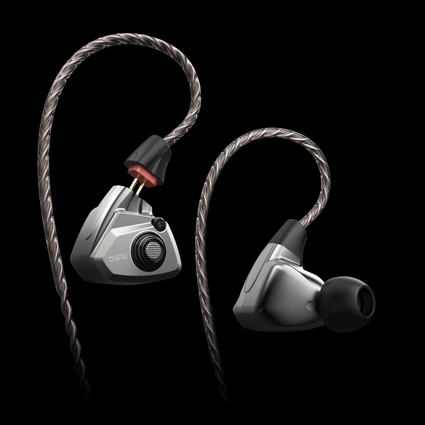 DUNU TITAN S In-ear Earphone IEM 11mm Dynamic Hifi Music Monitor Earbuds 0.78mm High-purity Silver-plated Copper Cable Earphones