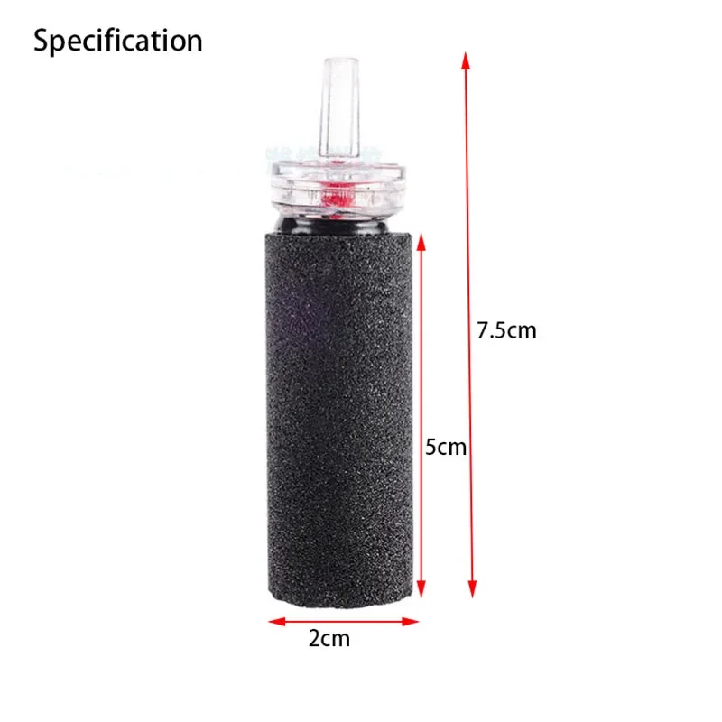 Air Bubble Stone with Non Return Check Valve Aquarium Fish Tank Aerator Pump Oxygen Diffuser Oxygen Mineral Bubbles Accessories