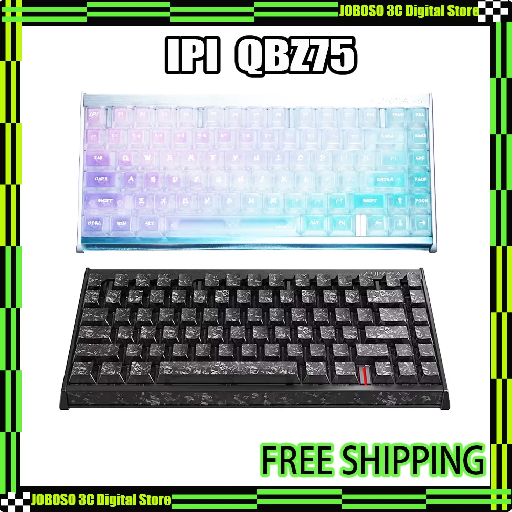 IPI QBZ Magnetic Keyboard Wired Aluminum Dual 8k RT0.01mm 0.125ms E-sports Gaming Mechanical Keyboard for FPS SOCD Pre Sale